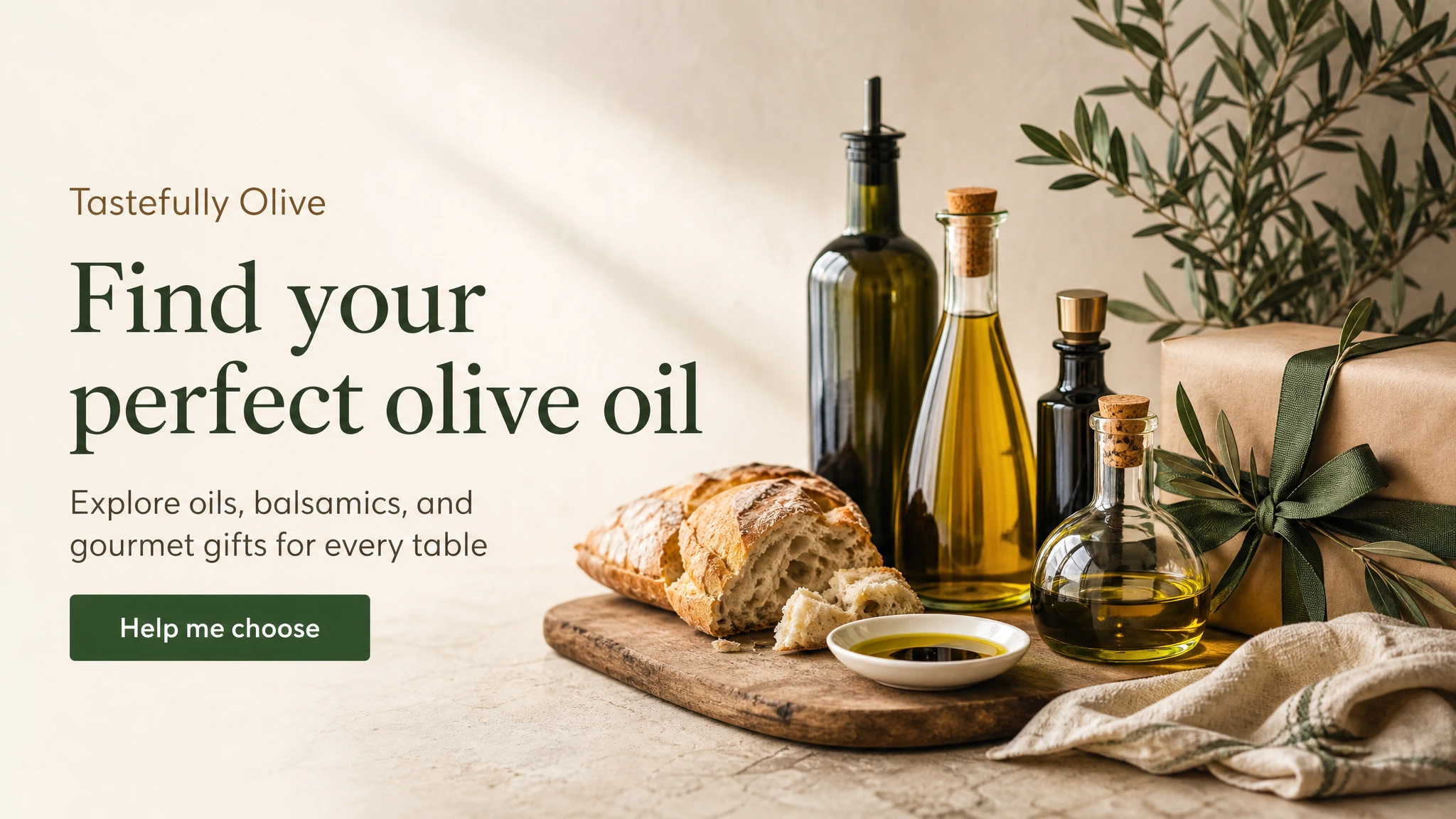 Find your perfect olive oil